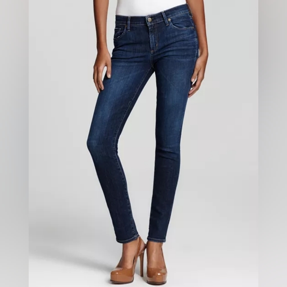 Citizens Of Humanity Size 28 Avedon Ultra Skinny In Slate Blue